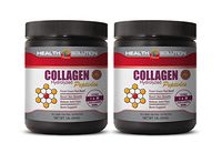 Skin Hair and Nails Vitamins - Collagen PEPTIDES HYDROLYZED Powder - hydrolyzed Collagen Powder for Skin - 2 Bottles 2 LB (908 Grams)