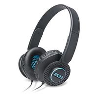 808 HPA130BK Shox Noise Isolating On-Ear Headphones, Black