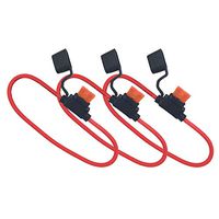 MCIGICM Inline Fuse Holder with 40A ATC Blade Fuse, 10 AWG, 3 Pack