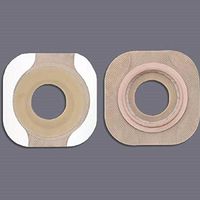 Colostomy Barrier New Image FlexWear Pre Cut Standard Wear Tape 1 3/4 Inch Flange Green Code Hydrocolloid 1 1/8 Inch Stoma
