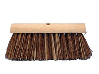 Cleenol 135504 12-Inch Wooden Coco Broom Head