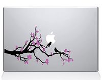 The Decal Guru Cherry Blossom Branch MacBook Decal Vinyl Sticker - 11" MacBook Air (1037-MAC-11A-NA)