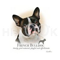 Hi-Look Microfiber Cleaning Cloth, dog design - French Bulldog
