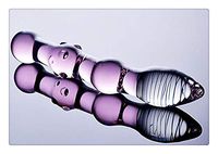 Carinloing Women Beads B'ut.t P¨´gs Glass Comfortable & Safe Massager Funny Wand Toys for Male Female Pleasure £¨Pink£©