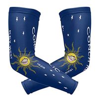 Key West Flag 1 Pair UV Protection Cooling Long Sports Arm Sleeve