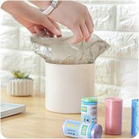 0.5 Gallon Trash Bags 3 Mil Garbage Bags Bio Degradable Eco Friendly Car Garbage Bag Pet Garbage Bag Biodagradable Trash Bags Cat Garbage Bag Bags Garbage Narrow Garbage Bags 2 Gallon (5Rolls)