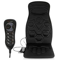 Relief Expert Car Seat Back Massager Chair Pad with 10 Motors, Heat, 5 Modes for Car, Home, Office