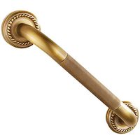 DWW Shower Safety Grab Bar Copper Bathroom Rust-Resistant Copper Handrail Non-Slip Bathtub Assist Handle for Handicap, Elderly, Adult and Disabled (Color : 35cm(13.7in))