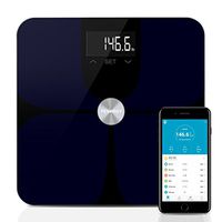Tenergy Vitalis Body Fat Scale, High Precision Smart APP Scale, BMI Scale, Wireless Bluetooth Body Scale with Large Display, ITO BIA Technology, Digital Weight Scale Max Weight 400 LBS (iOS/Android)