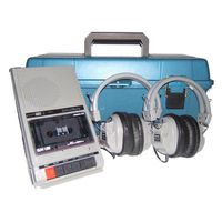 LCP Listening Center with 2 Headphone, Cassette Recorder