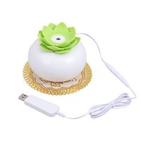 Exceart Ceramic Essential Oil Diffuser Cute Decorative Aromatherapy Diffusers Lotus Flower Humidifier Crafts Ornaments Air Purifier Freshener for Office Bedroom Yoga Spa Baby