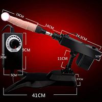 QJFPJ-001 Massage Machine Massage Tool Machine Multi-Speed Pleasure Game Toy Adjustable Telescopic for Women with Different Attachments