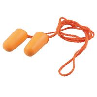 uxcell Nylon String Orange Soft Foam Disposable Earplug Earplugs Noise Reducer