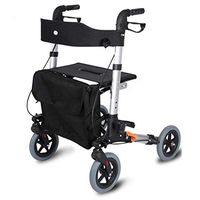CHAIR Medical Rehab Chair, Wheelchair,Lightweight Folding Aluminum Walker Health Care, Elderly Assistant Shopping Cart, Auxiliary Walker