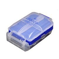 JapanBargain Folca Compact Pill Case 8 Compartments, Blue