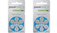 60 Powerone Hearing Aid Batteries No Mercury Size-675, 2 Pack (Batteries)