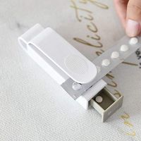 Pill Puncher with Container, Pill Remover Blister Pack Popper Arthritis Sore Hand Tablet Dispenser for Home Use Storage Organizer(10x4x2.7cm)