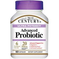 21st Century Ultra Potency Advanced Probiotic Capsules 60 ea (Pack of 2)