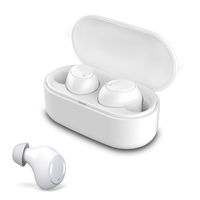 Wireless Earbuds, Portable Sport Bluetooth 5.0 True Wireless Earphones Hands Free Mini Noise Cancelling in-Ear Headphones with Mic and Charging Case White