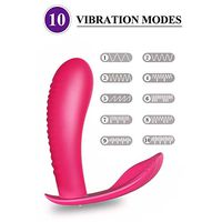 Wearable Computer Waterproof Portable Body Massage Wireless 10 Vibrating Mode Handheld Massager Secret Package