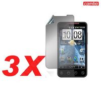 Generic Combo Screen Protector for HTC Evo 4G Sprint - Non-Retail Packaging - Clear