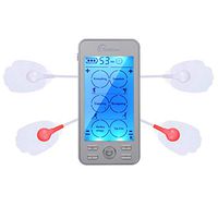 Tens Unit 24 Massage Modes [Lifetime Warranty] EMS Device Muscle Stimulator Handheld Massager Back Shoulder Neck Pain Relief Electro Therapy Carpal Tunnel Tendonitis Plantar Fasciitis [New Model]