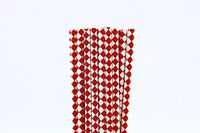 Red Diamond Paper Straws (75)