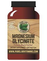 Pure Lab Vitamins Magnesium Glycinate 165mg - 300 Vegi Caps