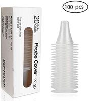 100 Counts Ear Thermometer Probe Covers/Refill Caps/Lens Filters for All Models and Other Types of Digital Thermometers Disposable Covers