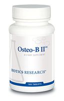 Biotics Research Osteo-B II™– Optimal Bone Health Support, Healthy Aging, 1:1 Ca/Mg, Easy-to-Swallow Tablet, Purified Chondroitin Sulfates. 180 caps