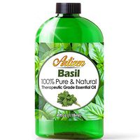4oz - Artizen Basil Essential Oil (100% Pure & Natural - UNDILUTED) Therapeutic Grade - Huge 4 Ounce Bottle - Perfect for Aromatherapy