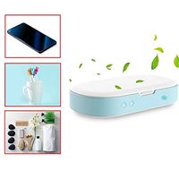 Phone Uv Sanitizer, Aromatherapy Portable Cell Phone Sanitizer UV Lights Box, Multi-Function Disinfector Case for All Smartphones, Jewelry, AirPords, Watches, Toothbrush, Glasses Cleaner