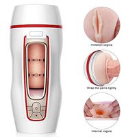 Groaning Patterns Automatic Piston Telescopic Rotate Vibration Suction Modes Full-Automatic Toy Multiple Vibration Modes Multiple Sucking Modes Men Gift Sexy Underwear Aúto Male Toys for Men