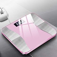 Highly Sensitive Sensor Digital Display Scale, Ultra-Thin Analyzer Bathroom Scale, Body Fat Scale, LCD Display CQOZ (Color : B)