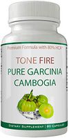 Tone Fire Garcinia Cambogia Weight Loss Extract Garcinia with 80% HCA 1500mg Extract