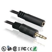 iMBAPrice iMBA-PS-25MF 25-Feet Gold Plated 3.5mm Male to 3.5mm Female Extension Stereo Audio Cable