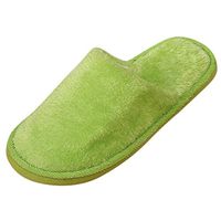 Dainzuy Women Soft Home Slippers Winter Warm Comfy Slip On Memory Foam Slippers Plush Soft Anti-Slip House Shoes Green