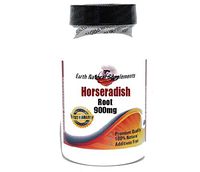 Horseradish Root 900mg * 180 Capsules 100% Natural - by EarhNaturalSupplements