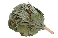 RuPost 3 pcs x Premium Eco Canadian Oak with Eucalyptus Broom for Bath and Sauna, Organic Aroma Canadian Oak with Eucalyptus Broom, Fresh Collection, Russian Broom