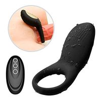 Sextor PênísR?ngs Remote Control Víbr?tíng Scrotum C-õck R?ng Cl-?t Stímulatór Sextor Toys for Men Prevent,Black with Remote Best Travel Helpe,?Tremolo Selection?r