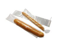 10" x 16" x 1 mil Clear Plastic Wicketed Bread Bags with 4" Bottom Gusset (4 wickets, 250 Bags/Wicket)