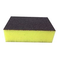 Non-Scratch Scrub Sponge,Clean Tough Messes,Multi-Use Heavy Duty Scrub Sponge Extra Thin Magic Cleaning Sponges Eraser Sponge for Kitchen Bathroom Furniture Leather Car & Steel (Coffee 1Pcs)