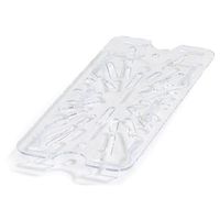 Carlisle 3067007 StorPlus Third Size Polycarbonate Drain Shelf, Clear