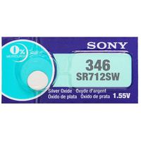 Sony 346 (SR712SW) 1.55V Silver Oxide 0% Hg Mercury Free Watch Battery (20 Batteries)