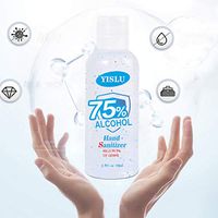 ForHe 100ml Hand Sanitizer Gel, 75% Alcohol Disposable No Clean Hand Wash Cleaner Soap Travel Size