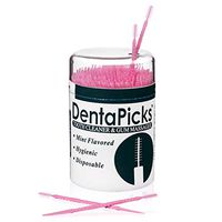 Miles Kimball Pink Denta Picks Plastic Toothpicks - 300 Pack