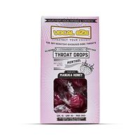 Vocal Eze Manuka Honey UMF 10+ (MGO 265+) Menthol Cough Drops (20) | Lozenges to Relieve Sore, Hoarse, Fatigue, Dryness of Throat | Voice Support, All Natural and Organic Ingredients (Strawberry)