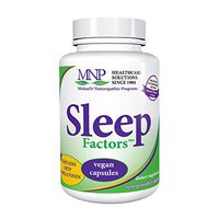 Michael's Naturopathic Programs Sleep Factors - 90 Vegan Capsules - Supports Falling Asleep Naturally, Contains 5-HTP & Melatonin - Vegetarian, Gluten Free, Kosher - 30 Servings