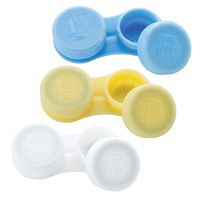 Ridged Screw Cap Contact Cases-Eye Care Accessories-100 per Pack