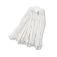 Boardwalk 2020RCT Cut-End Wet Mop Head, Rayon, No. 20, White, 12/Carton